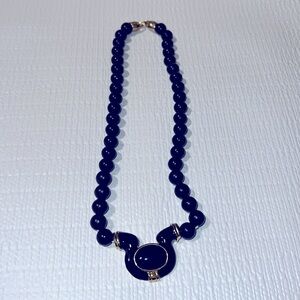 Vintage Black and Gold Necklace